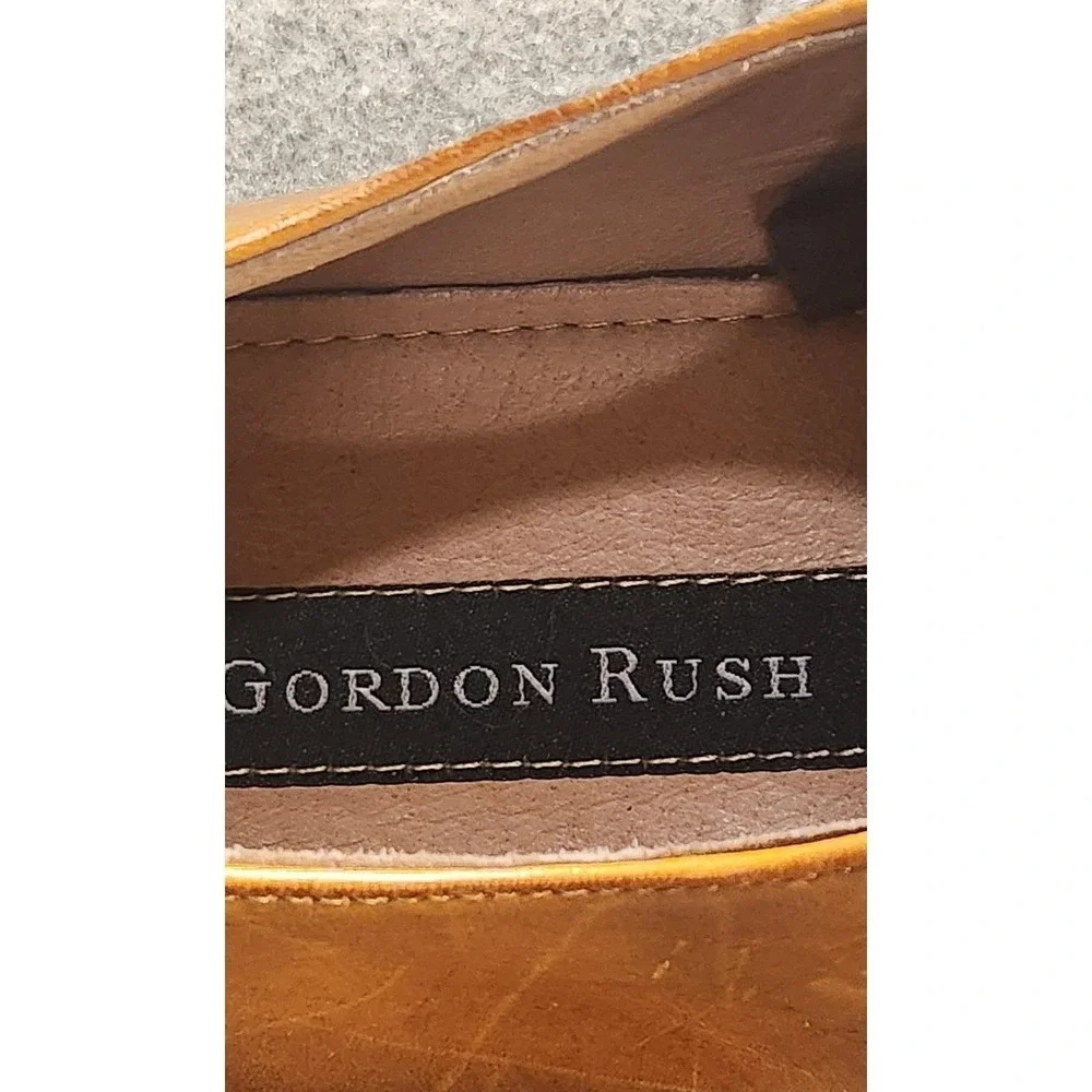 Gordon Rush Shoes Mens Size 11 Brown‎ Leather Derby Oxford Dress Lee Handcrafted